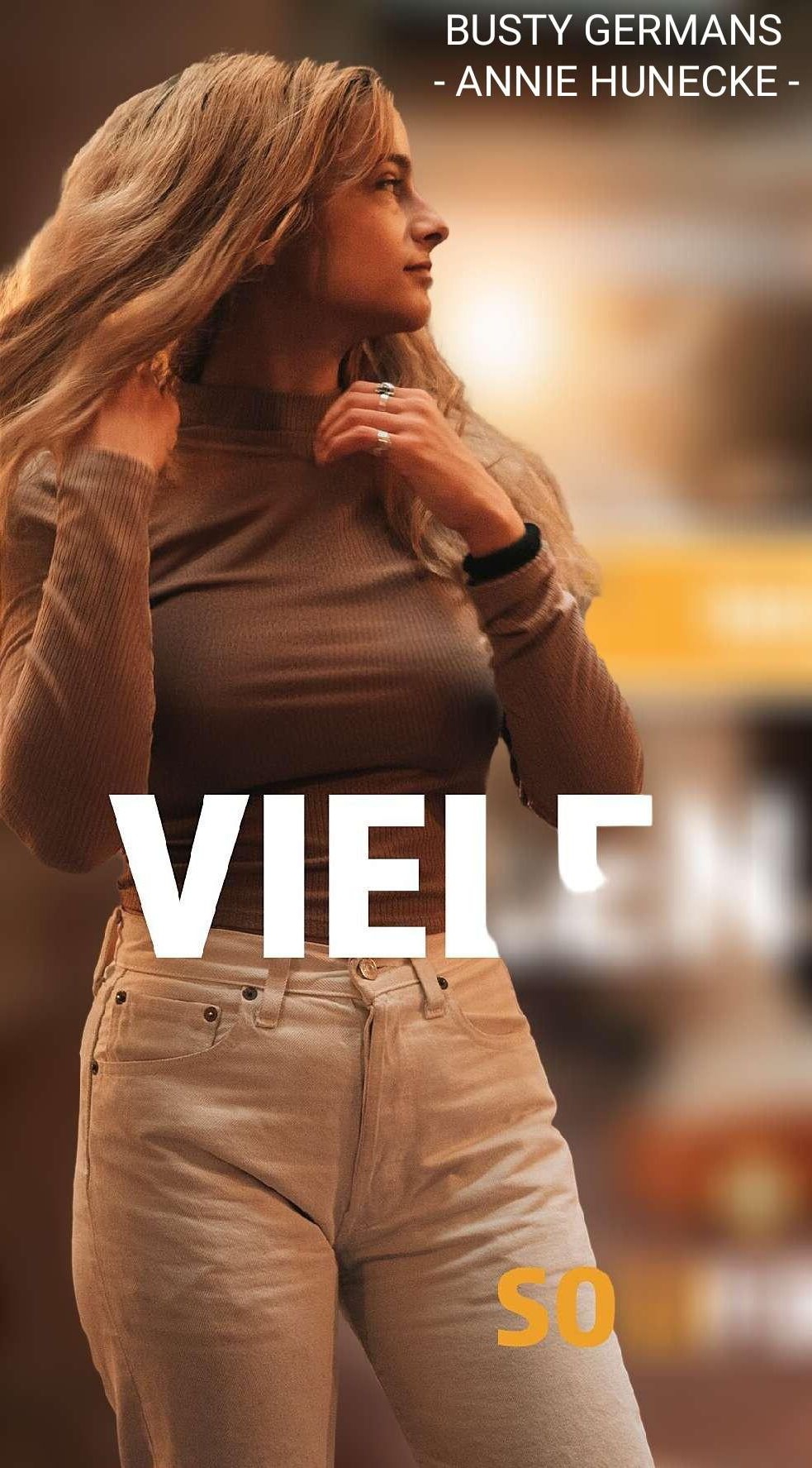 Busty German activist Annie Hunecke