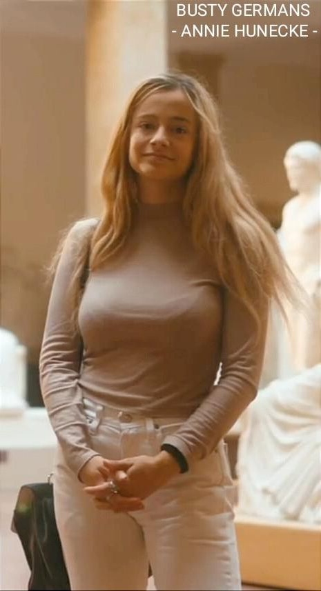 Busty German activist Annie Hunecke