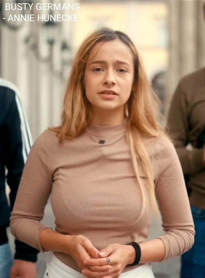 Busty German activist Annie Hunecke