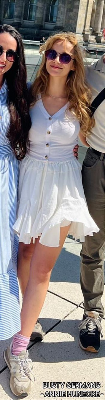 Busty German activist Annie Hunecke