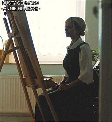 Busty German activist Annie Hunecke