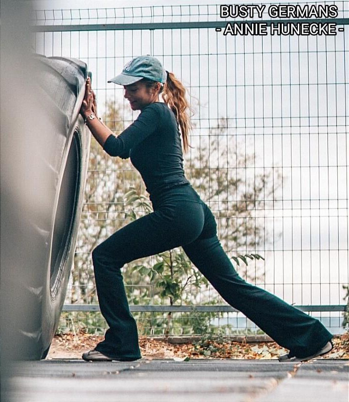 Busty German activist Annie Hunecke