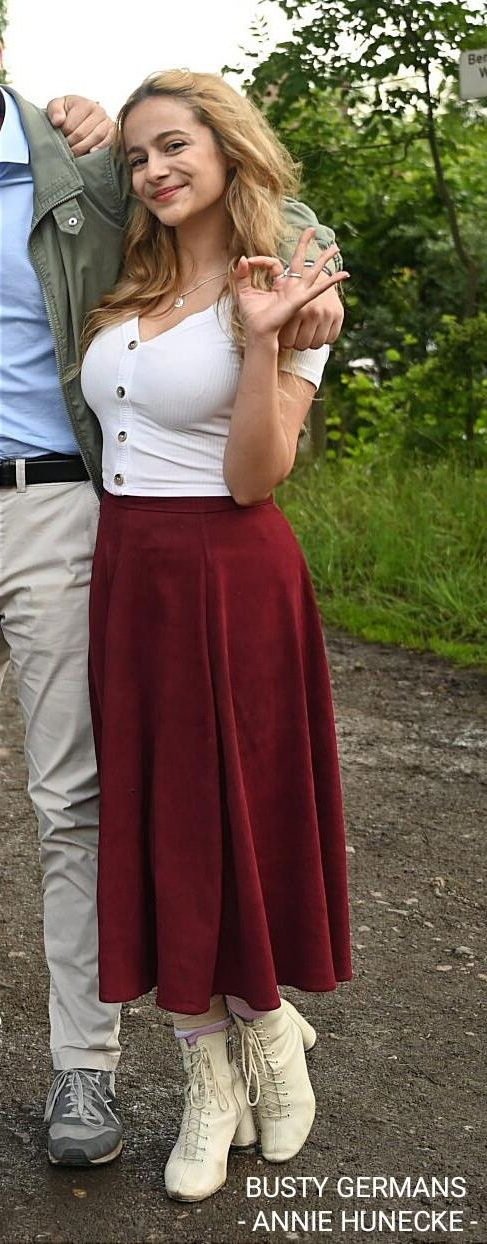 Busty German activist Annie Hunecke