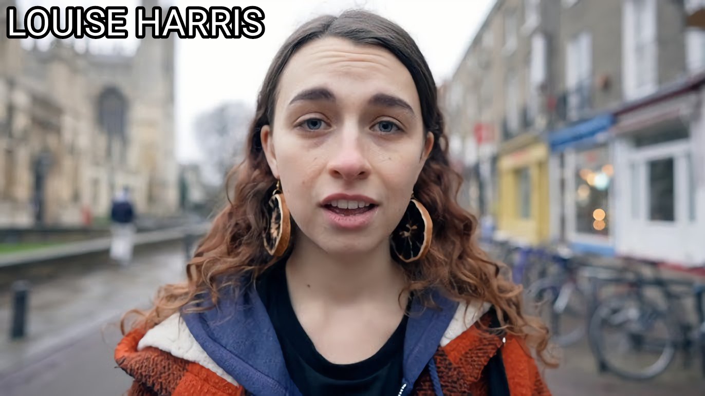 Singer and Activist Louise Harris nude in public