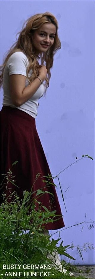 Busty German activist Annie Hunecke