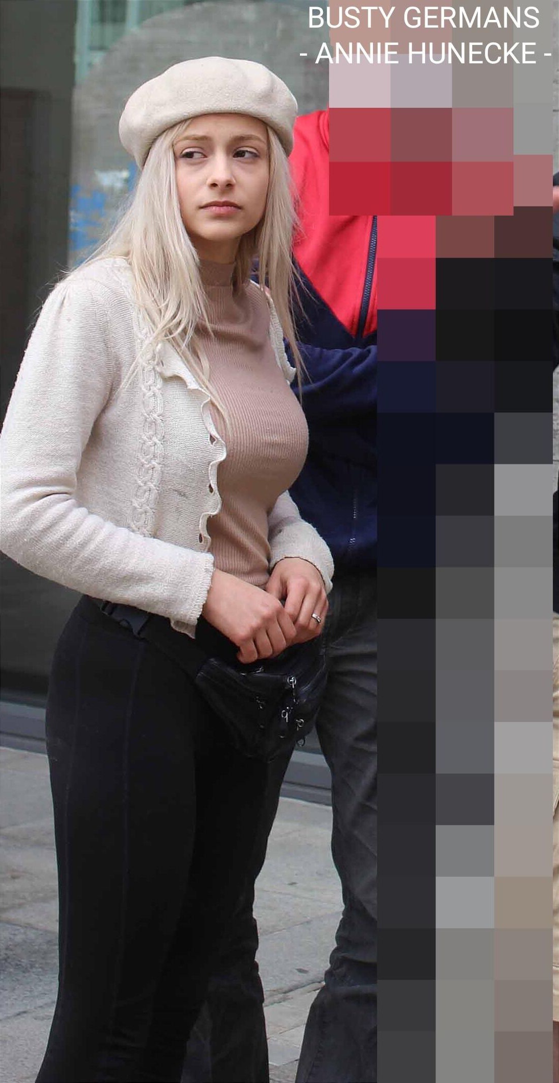 Busty German activist Annie Hunecke