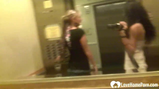 Following and Filming a Gorgeous Babe