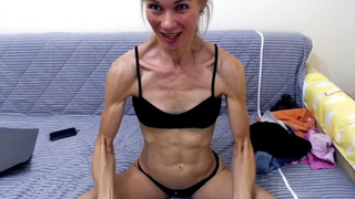 Skinny Muscle Girl