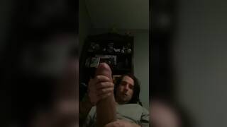 11 Inch Monster Cock self Suck Cream Pie Masturbation