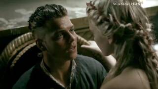 Alicia Agneson Nude Butt & Tits in Vikings on ScandalPlanetCom