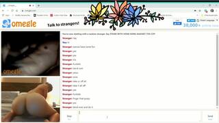 Wife plays with stranger on Omegle while husband showers