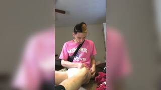 Diapered Chastity Sissy Frustrated