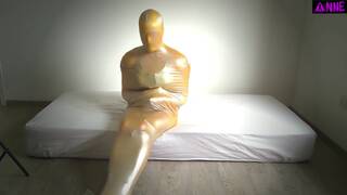 Mermaid self Bondage Challenge