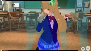 [CM3D2] - Love Live Hentai, Kotori Minami Gangbanged during Class