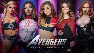 AVENGERS Babes Fucking in POV Virtual Reality