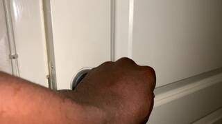 Caught my Brothers Wife Masturbating with Hard Loud Orgasm in the Bathroom.
