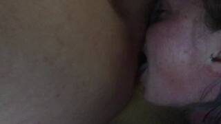 Deep Tongue Prostate Massage with Cumshot in Mouth