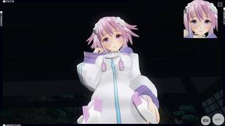 3D HENTAI POV Neptunia Rides your Cock in the Forest House