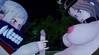 My Hero Academia （FUTA）Utsushimi Camie X Himiko Toga (3D Hentai)