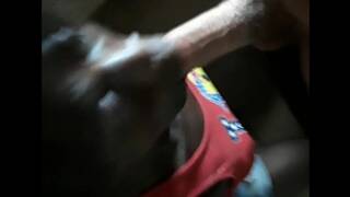 Black Slut Begs for my Cum