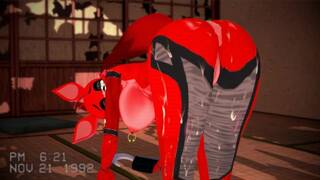Five Nights at Freddy's Inspired - Foxy Titjob and Sex - Hentai