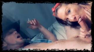 Smokin’ a Red while TatterD Smokes my Pole