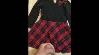 Piss & Cum on my Stepsister Dress