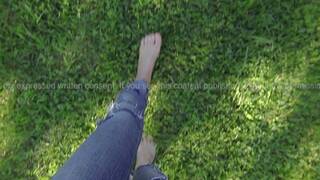 Walking Barefoot in Wet Grass | 7am