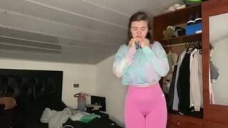 Pee Desperation! Girlfriend Pisses her Pants for You! POV