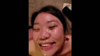 Asian girl Facial