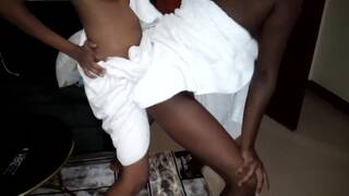 Crazy Lesbian Towel Dance after Shower