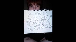 Horny Chubby Babe Cums on Video Chat behind his back