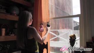 Busty Dom Blonde Loves Lesbian Sex with Strangers