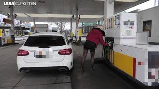 Fuck Date at the Gas Station | Cheating Wife Gets Big Facial