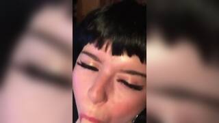 Big Titty Goth Slut Face Fucked