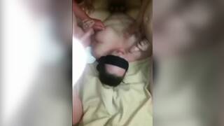 Latina Girl Getting Gangbanged