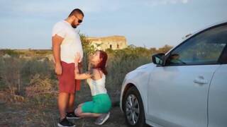 Super Slut Fucking Fat Guy For Ride