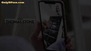 DP loving girlfriend skiing after double penetration in mmf