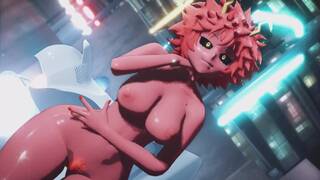 Mmd r18 pinky smart student Mina Ashido hero academia she so sexy