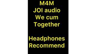 M4M JOI audio - Building, Edging, CUMSHOT