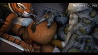 Animelois Tai Lung from Ku Fu Panda fucks master tigress.mp4