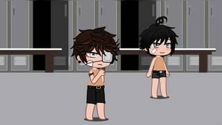 GAY Fuck in locker room / GACHA CLUB