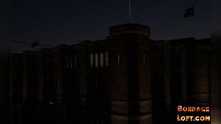 Black bondage sub dominated in this kinky threesome