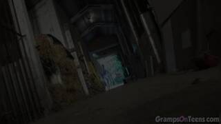 Hot Teen Blowjob gramps steelbars