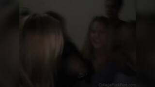 College Party with Hot Blonde Sex