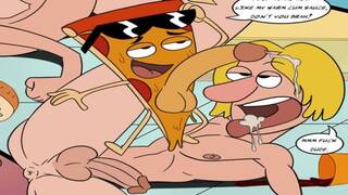 Pizza Guy - Uncle GrandPa - Yaoi Hentai Gay Hard