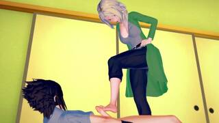 Naruto - Tsunade Fucks Sasuke Hentai