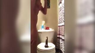 Ebony Rides and Sucks Her Dildo (why they may)