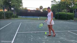 Tennis Court Cum Preview- Buy full vid at 19honeysvids.com