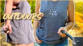 Wifey Public Side Boob Park Flash Dare